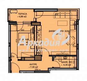 2-СТАЕН, 81 m2 - Holmes.bg 2-СТАЕН, 81 m2