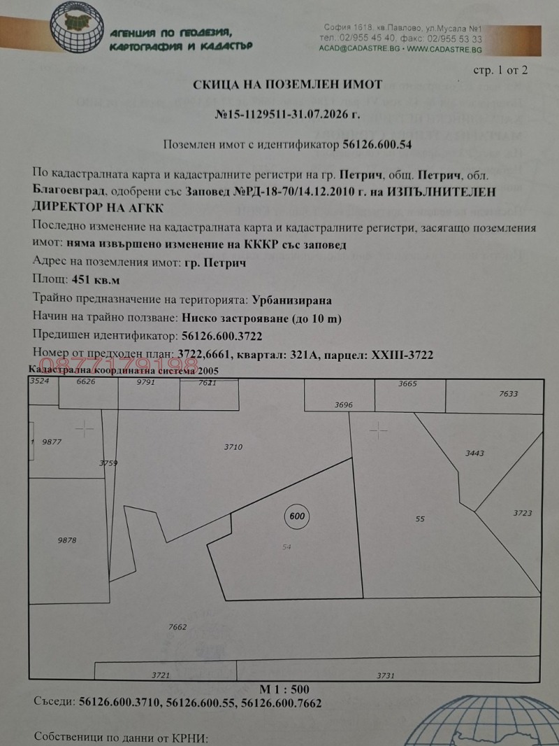 Продава ПАРЦЕЛ, област Благоевград, гр. Петрич • 55000 € • 33637951 1 — Holmes.bg Продава ПАРЦЕЛ, област Благоевград, гр. Петрич • 55000 € • 33637951 1