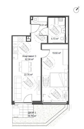 Обява Продава 2-СТАЕН,град София, Манастирски ливади
