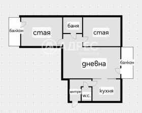 Обява Продава 3-СТАЕН,град София, Оборище>