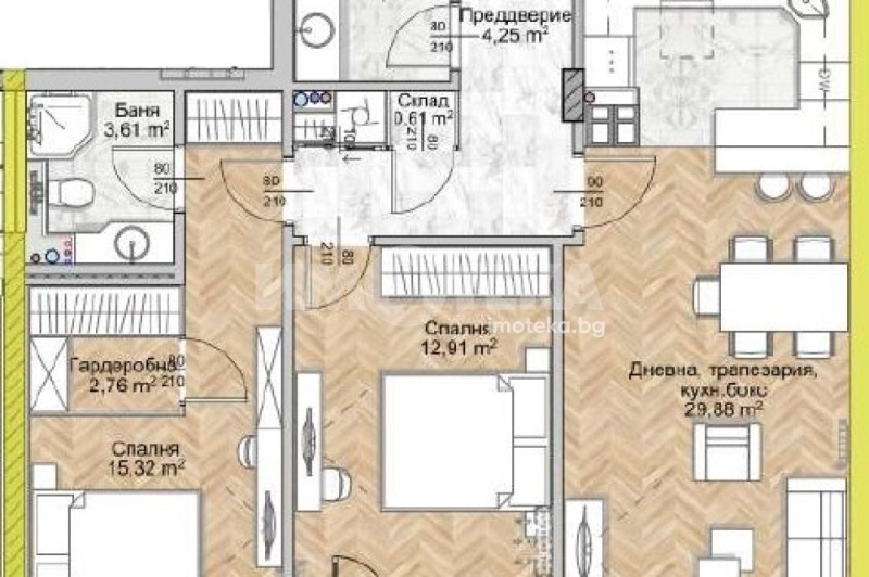 Продава 3-СТАЕН, град София, Люлин 8 • 225459 € • 88682955 1 — Holmes.bg Продава 3-СТАЕН, град София, Люлин 8 • 225459 € • 88682955 1