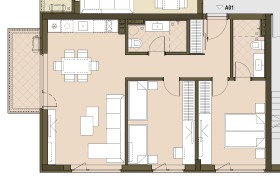3-СТАЕН, 100 m2 - Holmes.bg 3-СТАЕН, 100 m2