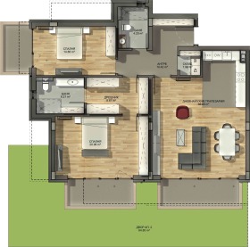 3-СТАЕН, 141 m2 - Holmes.bg 3-СТАЕН, 141 m2