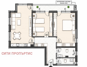 3-СТАЕН, 120 m2 - Holmes.bg 3-СТАЕН, 120 m2