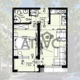 2-СТАЕН, 60 m2 - Holmes.bg 2-СТАЕН, 60 m2