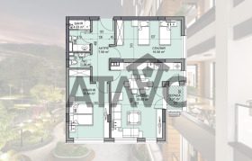 3-СТАЕН, 107 m2 - Holmes.bg 3-СТАЕН, 107 m2