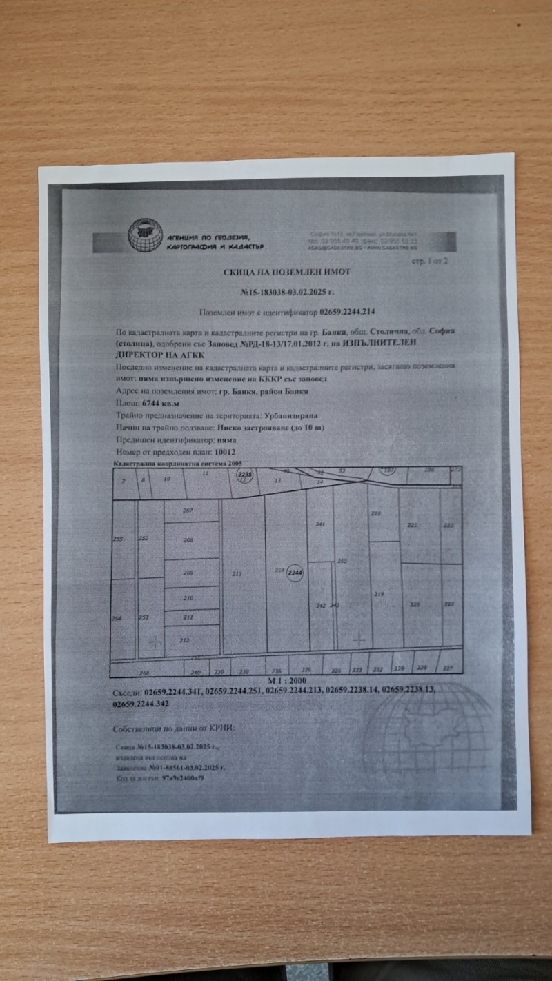 Продава ПАРЦЕЛ, град София, гр. Банкя • 944160 € / 1846616.45 лв. • 54879289 1 — Holmes.bg Продава ПАРЦЕЛ, град София, гр. Банкя • 944160 € / 1846616.45 лв. • 54879289 1