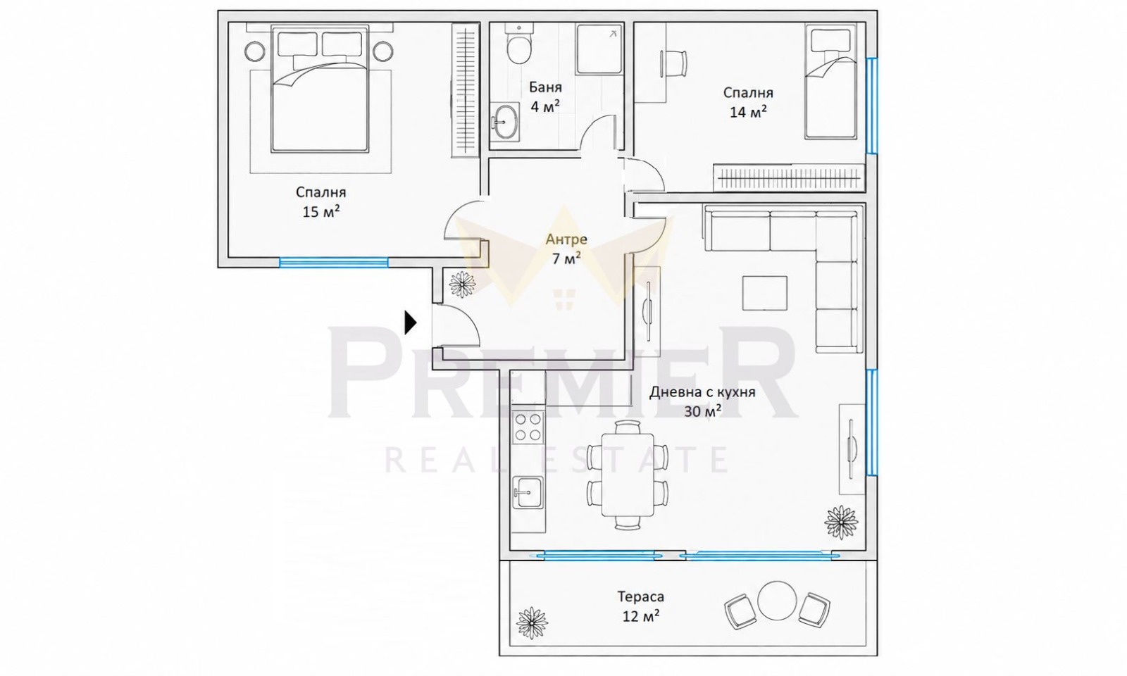 Продава 3-стаен град Варна , Център , 95 кв.м | 17287496 — Imoti.com Продава 3-стаен град Варна , Център , 95 кв.м | 17287496