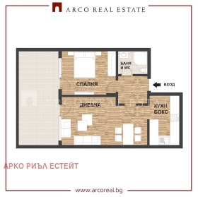 Обява Продава 2-СТАЕН,град София, Малинова долина>