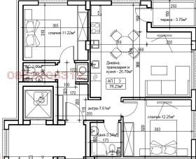 3-СТАЕН, 95 m2 - Holmes.bg 3-СТАЕН, 95 m2