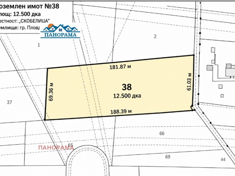 Продава ПАРЦЕЛ, град Пловдив, Тракия • 195000 € • 47701372 1 — Holmes.bg Продава ПАРЦЕЛ, град Пловдив, Тракия • 195000 € • 47701372 1