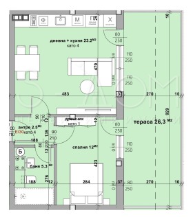 2-СТАЕН, 90 m2 - Holmes.bg 2-СТАЕН, 90 m2