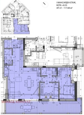 3-СТАЕН, 146 m2 - Holmes.bg 3-СТАЕН, 146 m2