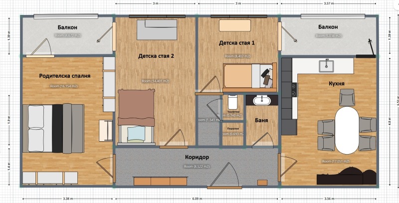 Продава 3-СТАЕН, град Русе, Възраждане • 140000 € / 273816.20 лв. • 46355693 1 — Holmes.bg Продава 3-СТАЕН, град Русе, Възраждане • 140000 € / 273816.20 лв. • 46355693 1