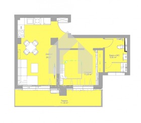 2-СТАЕН, 76 m2 - Holmes.bg 2-СТАЕН, 76 m2