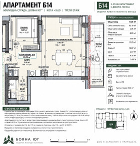 2-СТАЕН, 71 m2 - Holmes.bg 2-СТАЕН, 71 m2