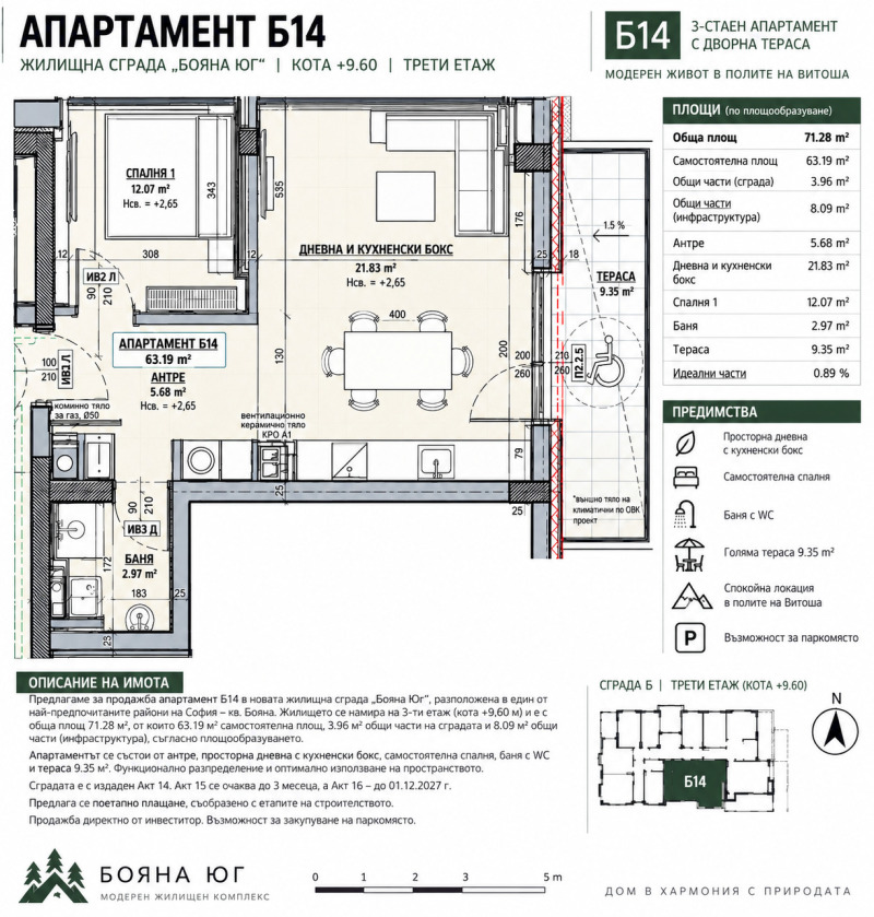 Продава 2-СТАЕН, град София, Бояна • 179889 € • 35093797 1 — Holmes.bg Продава 2-СТАЕН, град София, Бояна • 179889 € • 35093797 1