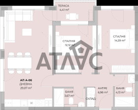 3-СТАЕН, 113 m2 - Holmes.bg 3-СТАЕН, 113 m2