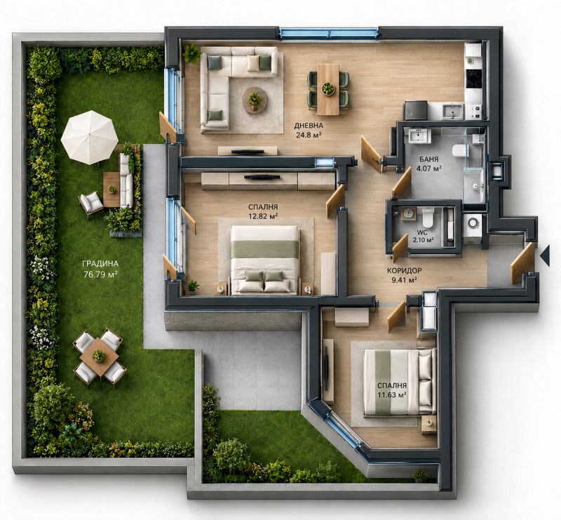 Продава 3-СТАЕН, град София, Обеля 2 • 209000 € • 19676063 1 — Holmes.bg Продава 3-СТАЕН, град София, Обеля 2 • 209000 € • 19676063 1