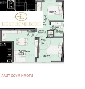 3-СТАЕН, 84 m2 - Holmes.bg 3-СТАЕН, 84 m2