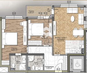 3-СТАЕН, 103 m2 - Holmes.bg 3-СТАЕН, 103 m2