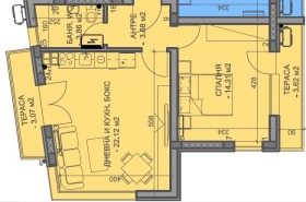 2-СТАЕН, 76 m2 - Holmes.bg 2-СТАЕН, 76 m2