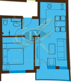 2-СТАЕН, 51 m2 - Holmes.bg 2-СТАЕН, 51 m2
