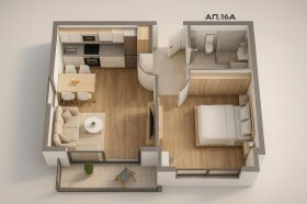 2-СТАЕН, 60 m2 - Holmes.bg 2-СТАЕН, 60 m2