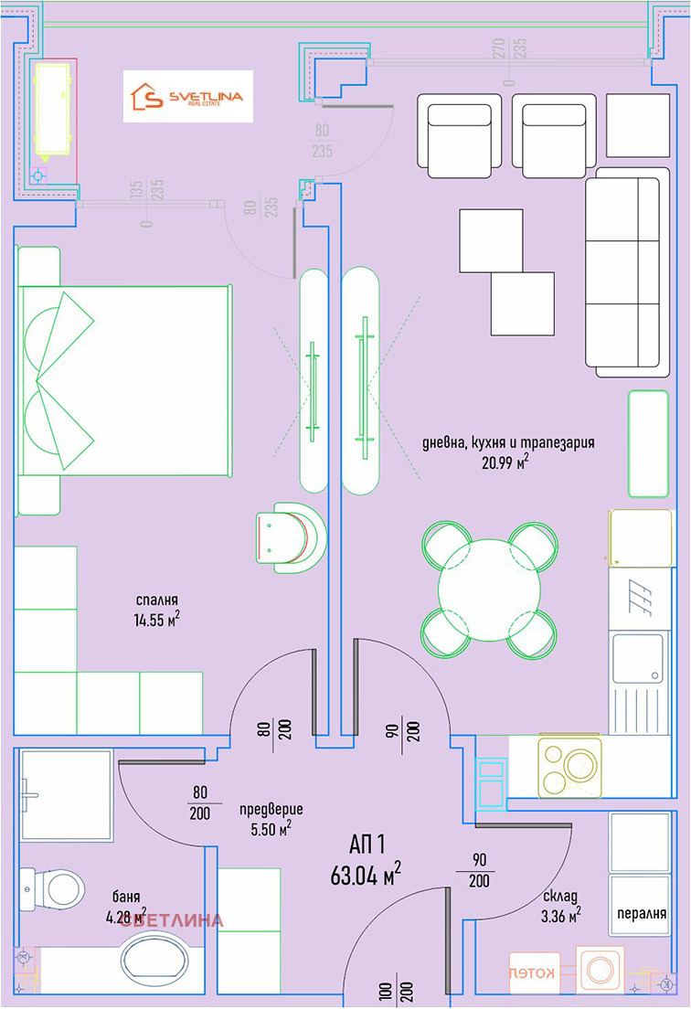 Продава 2-СТАЕН, град София, Симеоново • 135425 € / 264868.28 лв. • 79071957 1 — Holmes.bg Продава 2-СТАЕН, град София, Симеоново • 135425 € / 264868.28 лв. • 79071957 1
