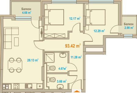 Продава 3-СТАЕН, град София, Зона Б-19 • 299800 € / 586357.83 лв. • 83718778 1 — Holmes.bg Продава 3-СТАЕН, град София, Зона Б-19 • 299800 € / 586357.83 лв. • 83718778 1