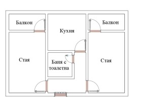 2-СТАЕН, 61 m2 - Holmes.bg 2-СТАЕН, 61 m2