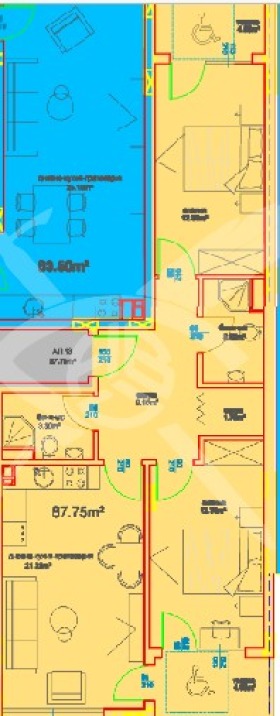 3-СТАЕН, 103 m2 - Holmes.bg 3-СТАЕН, 103 m2