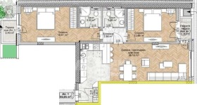 3-СТАЕН, 112 m2 - Holmes.bg 3-СТАЕН, 112 m2