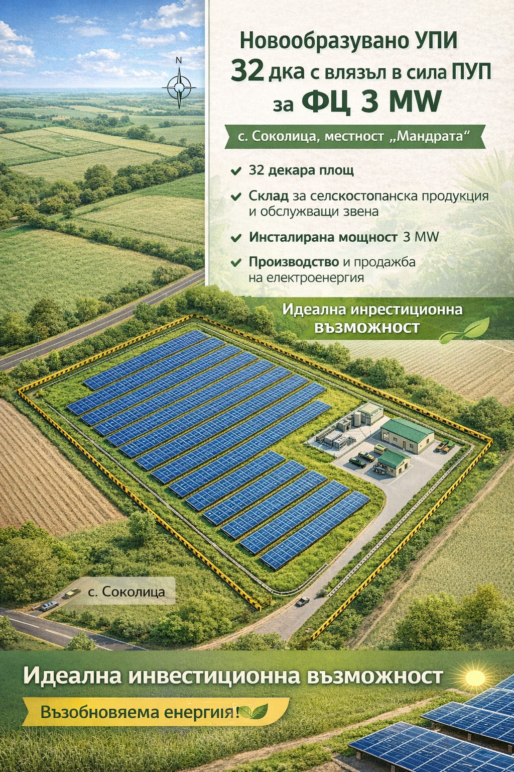 Продава Парцел област Пловдив , с. Соколица , 32000 кв.м | 88192901 — Imoti.com Продава Парцел област Пловдив , с. Соколица , 32000 кв.м | 88192901