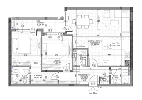3-СТАЕН, 113 m2 - Holmes.bg 3-СТАЕН, 113 m2