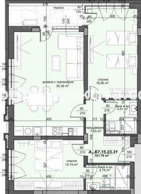 3-СТАЕН, 125 m2 - Holmes.bg 3-СТАЕН, 125 m2