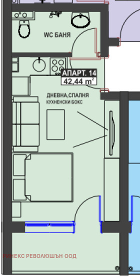 Продажба на едностайни апартаменти в град Бургас - изображение 10 