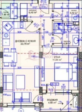 Продава 2-стаен, град Русе