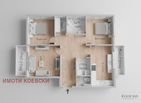 3-СТАЕН, 84 m2 - Holmes.bg 3-СТАЕН, 84 m2