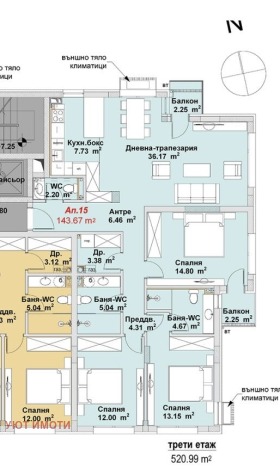 Обява Продава 4-СТАЕН,град София, Бояна
