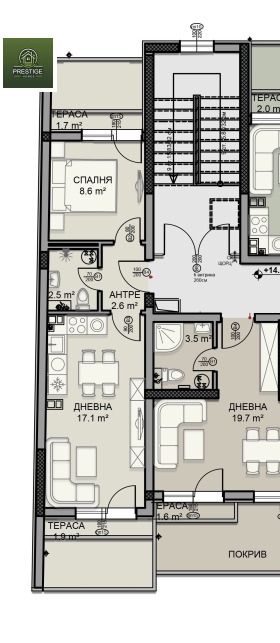 2-СТАЕН, 53 m2 - Holmes.bg 2-СТАЕН, 53 m2