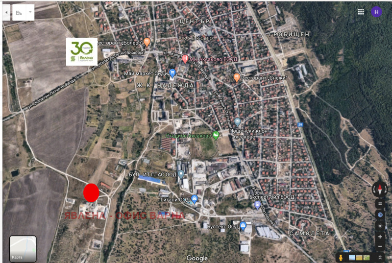 Продава ПАРЦЕЛ, област Варна, гр. Аксаково • 280000 € • 91101731 1 — Holmes.bg Продава ПАРЦЕЛ, област Варна, гр. Аксаково • 280000 € • 91101731 1