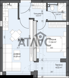 2-СТАЕН, 60 m2 - Holmes.bg 2-СТАЕН, 60 m2