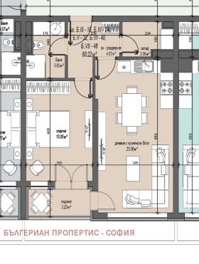2-СТАЕН, 67 m2 - Holmes.bg 2-СТАЕН, 67 m2