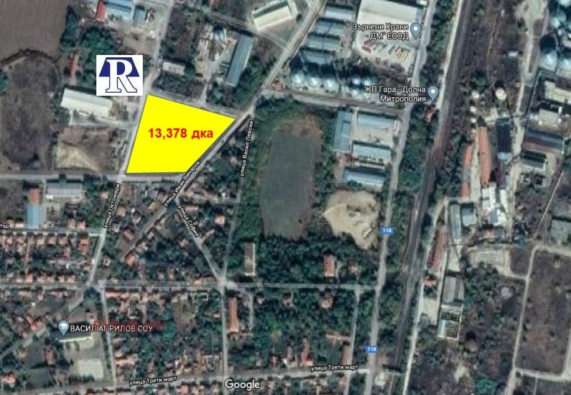 Продава ПАРЦЕЛ, област Плевен, гр. Долна Митрополия • 330000 € / 645423.90 лв. • 30858597 1 — Holmes.bg Продава ПАРЦЕЛ, област Плевен, гр. Долна Митрополия • 330000 € / 645423.90 лв. • 30858597 1