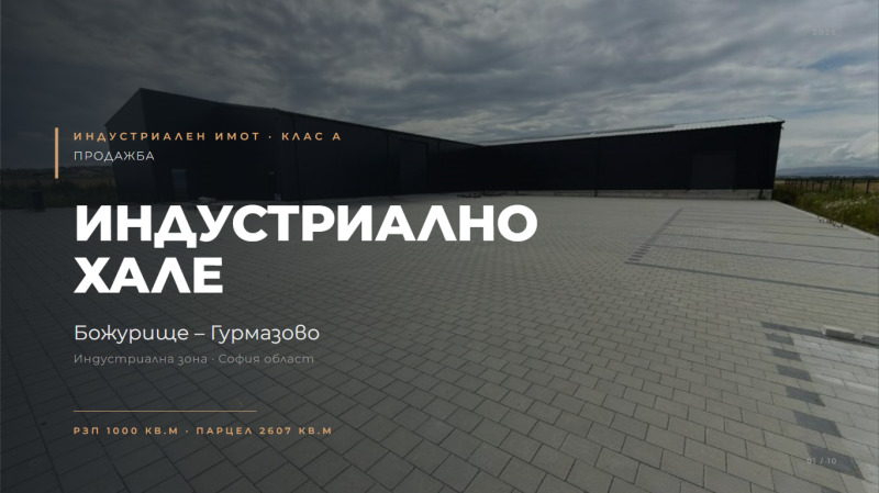 Продава ПРОМ. ПОМЕЩЕНИЕ, област София, гр. Божурище • 1300000 € • 65597439 1 — Holmes.bg Продава ПРОМ. ПОМЕЩЕНИЕ, област София, гр. Божурище • 1300000 € • 65597439 1