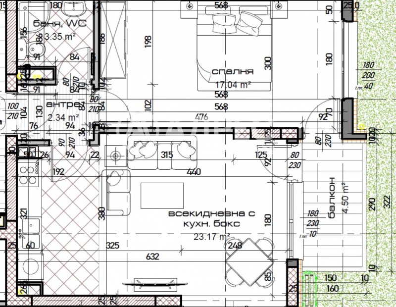 Продава 2-СТАЕН, град Варна, Младост 1 • 109900 € / 214945.72 лв. • 74232029 1 — Holmes.bg Продава 2-СТАЕН, град Варна, Младост 1 • 109900 € / 214945.72 лв. • 74232029 1