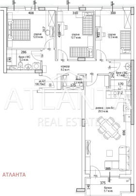 4-СТАЕН, 127 m2 - Holmes.bg 4-СТАЕН, 127 m2