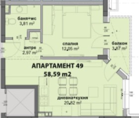 Продажба на двустайни апартаменти в град Бургас — страница 2 - изображение 3 