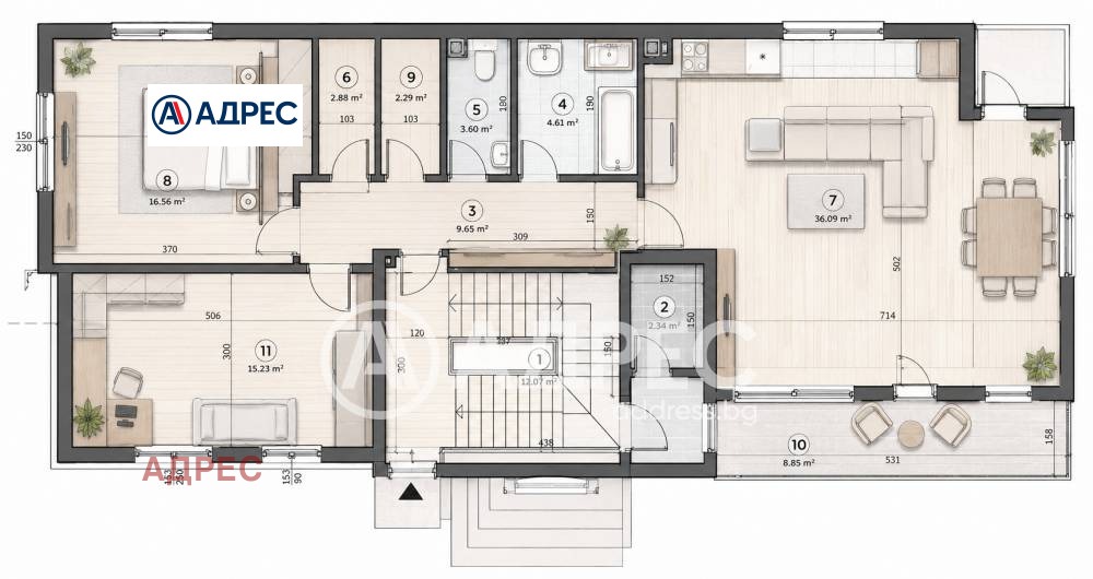 Продава 3-стаен град Варна , Център , 112 кв.м | 81147766 — Imoti.com Продава 3-стаен град Варна , Център , 112 кв.м | 81147766